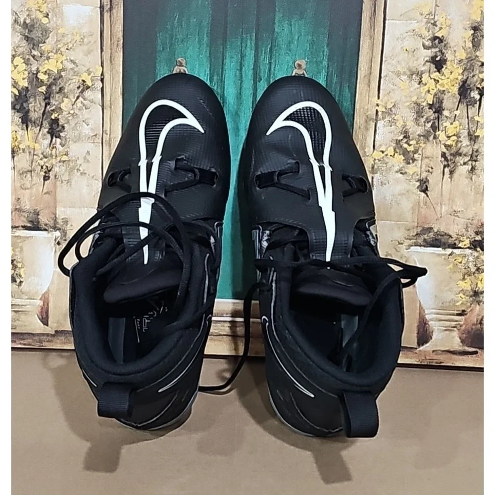 Nike Alpha Menace Pro 3 Mid Football Cleats Men Size 10‎